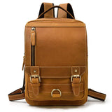 Horse Leather Men's Multifunctional Backpack for Travel