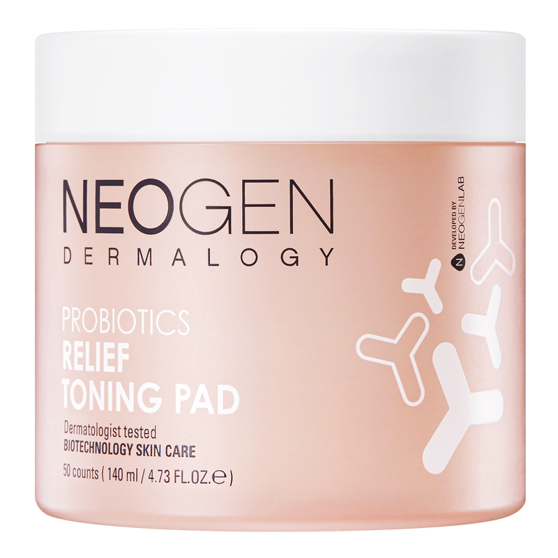 DERMALOGY PROBIOTICS RELIEF TONING PAD (50 PADS)