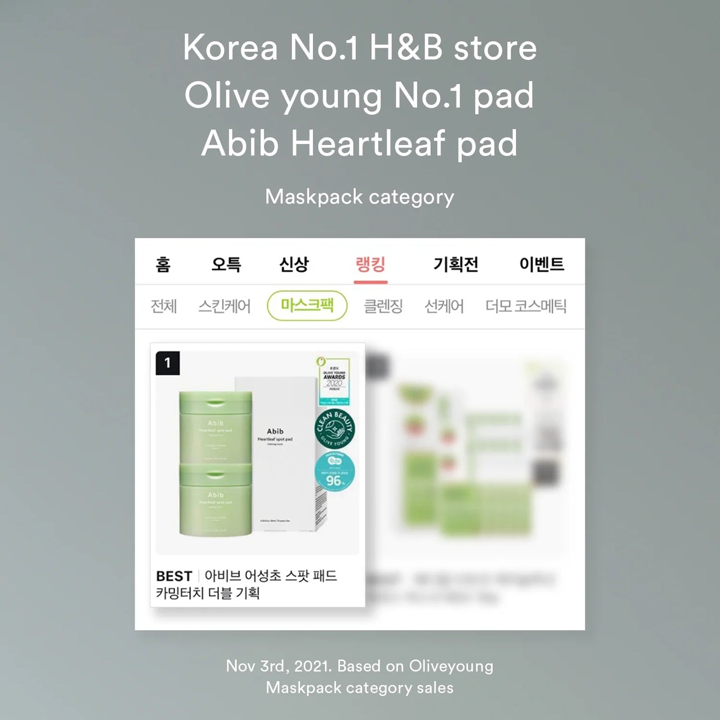 Heartleaf spot pad Calming touch - 150ml. 80 pads
