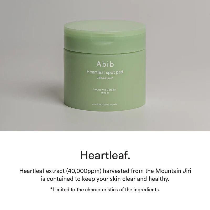 Heartleaf spot pad Calming touch - 150ml. 80 pads