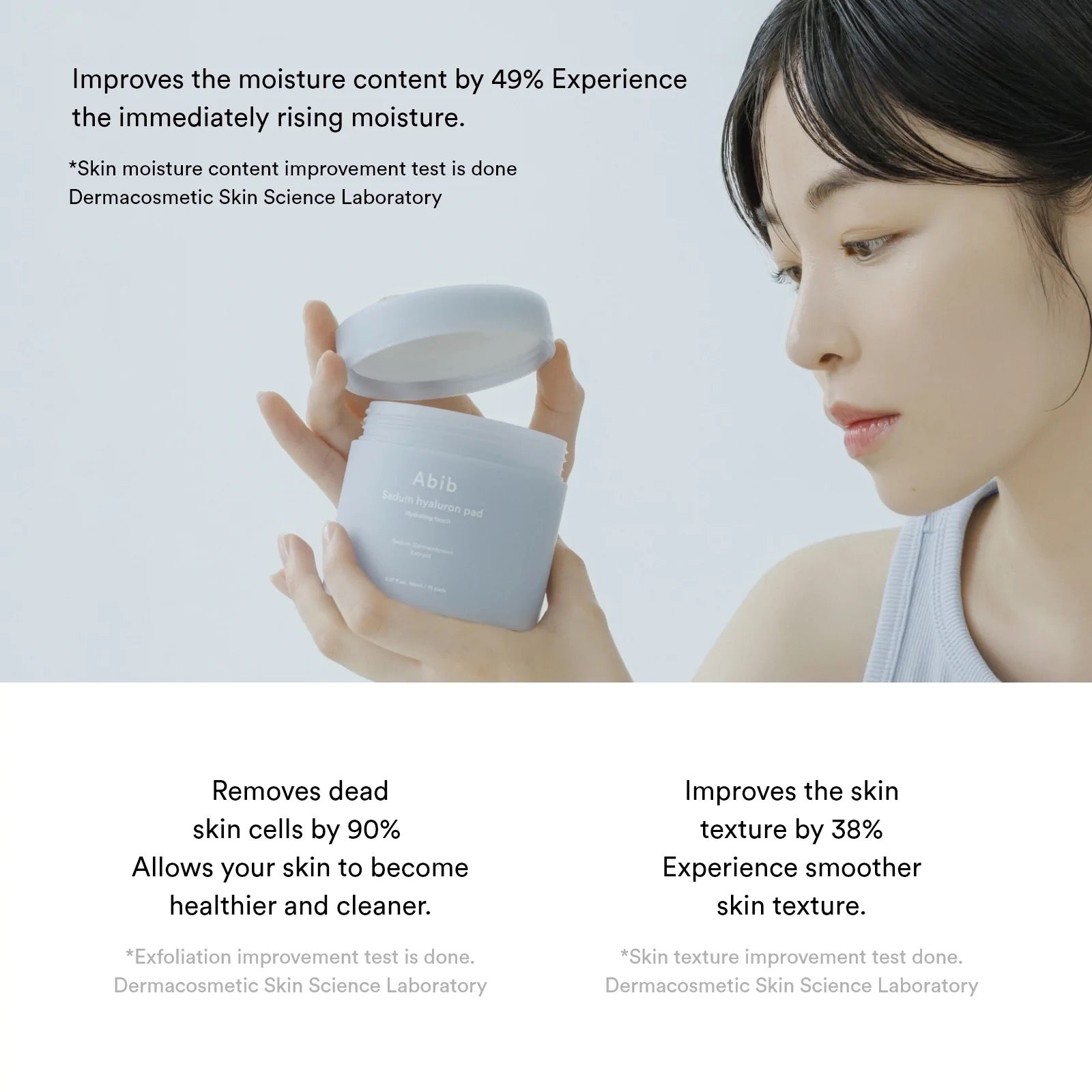 Sedum hyaluron pad Hydrating touch - 165ml. 75 pads
