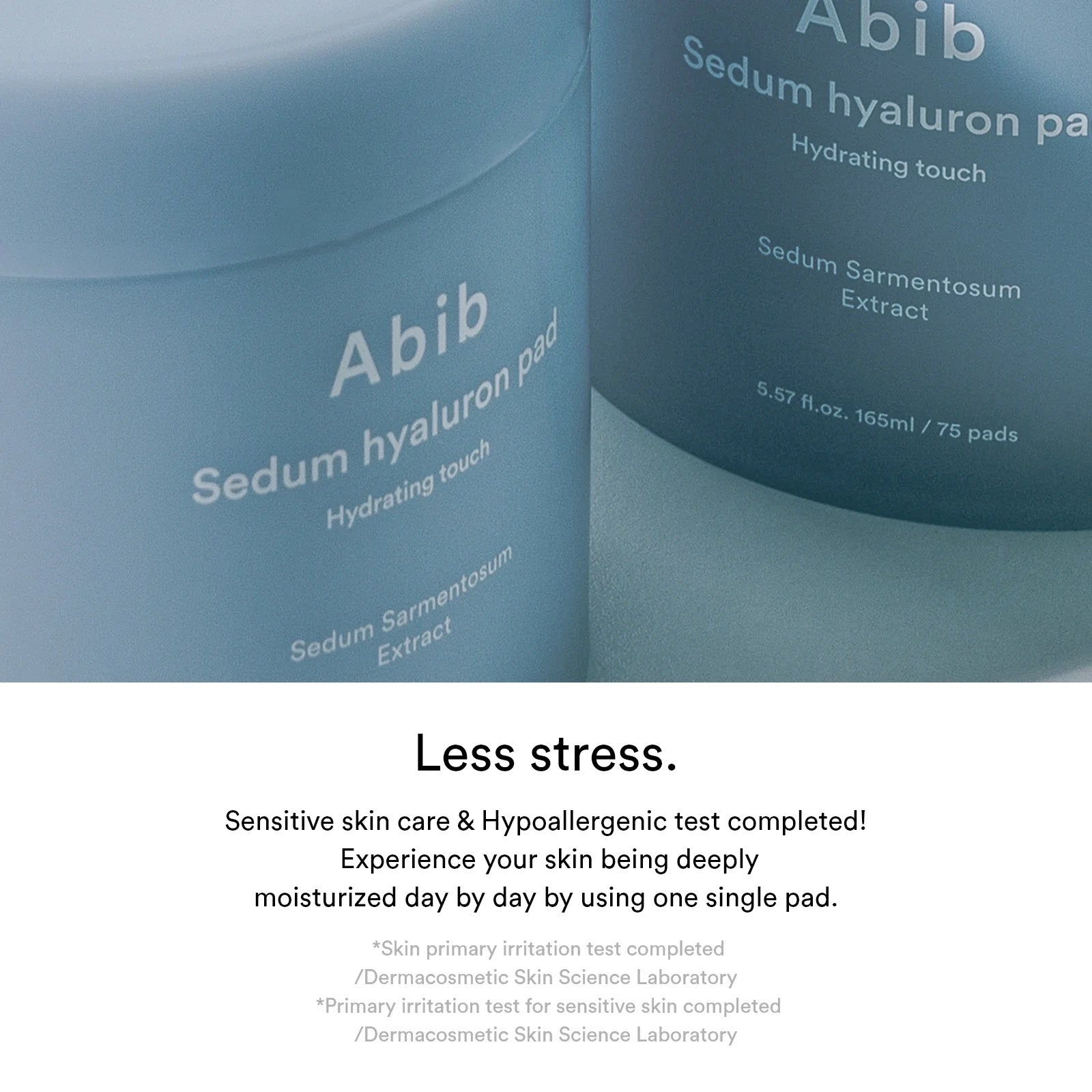 Sedum hyaluron pad Hydrating touch - 165ml. 75 pads