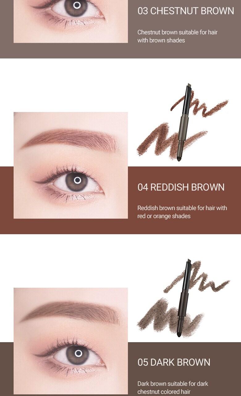 Powder Jet Dual Brow 0.75g - #05 Dark Brown