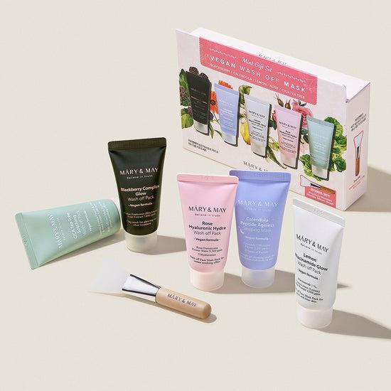 Vegan Wash Off Mask Mini Gift Set (30g x5)