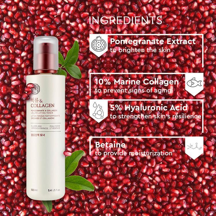 POMEGRANATE AND COLLAGEN VOLUME LIFTING TONER 160ml