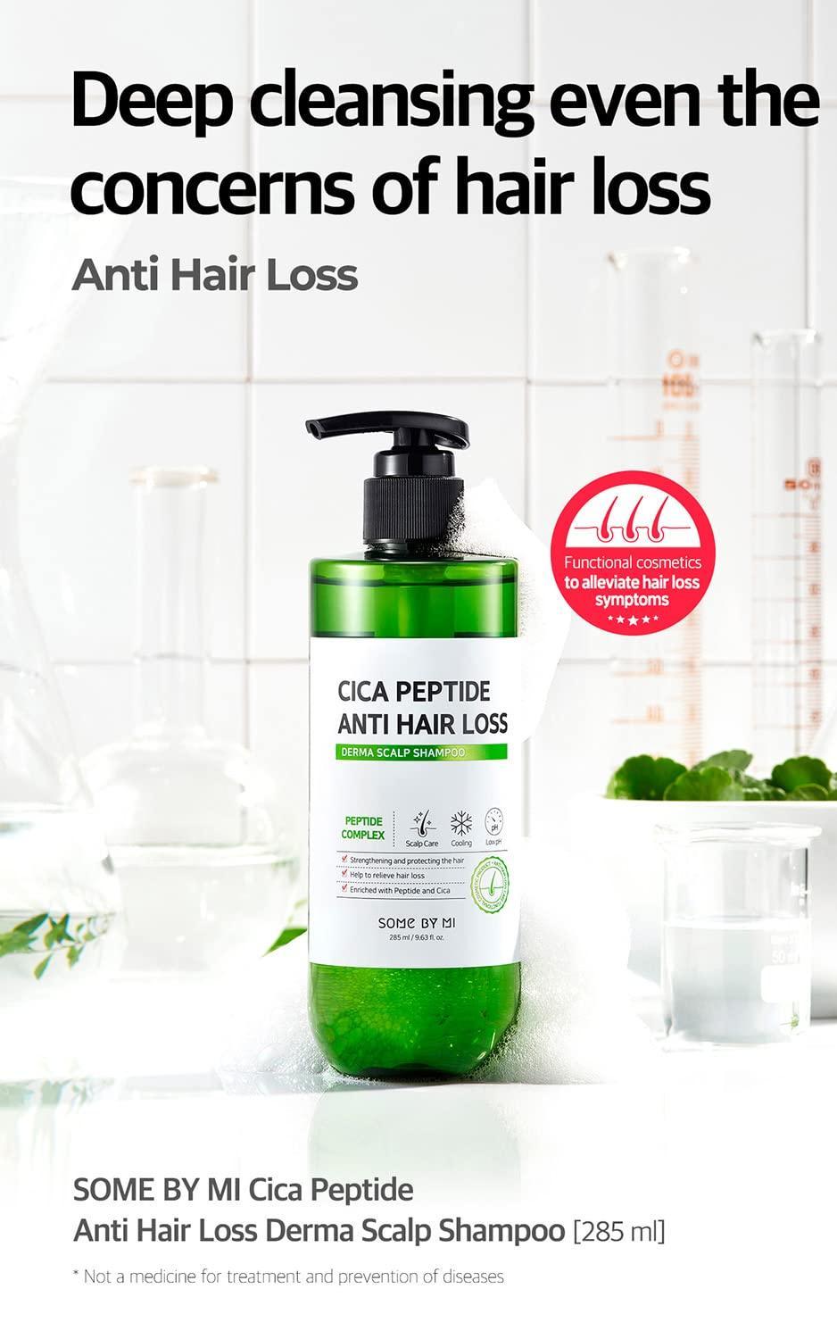 Cica Peptide Anti Hair Loss Derma Scalp Shampoo 285ml