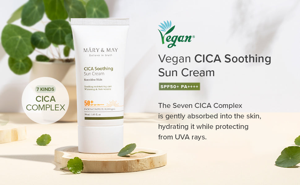 CICA Soothing Sun Cream + Low pH Hyaluronic Gel Cleanser