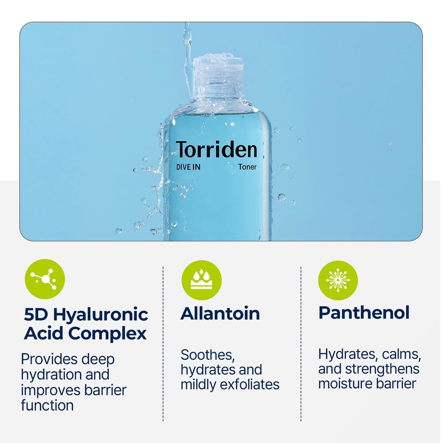 DIVE IN Low Molecular Hyaluronic Acid Toner 300ml