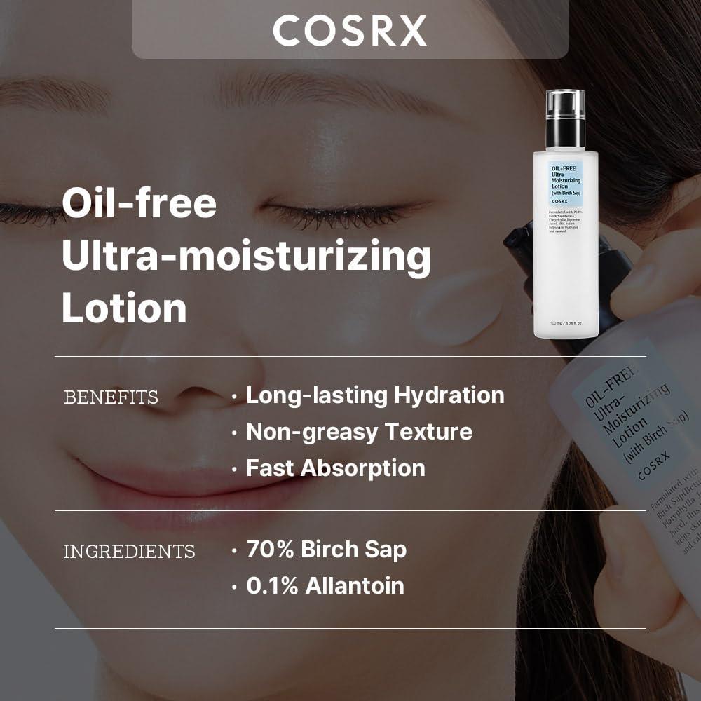 Oil-Free Ultra-Moisturizing Lotion with Birch Sap 100ml