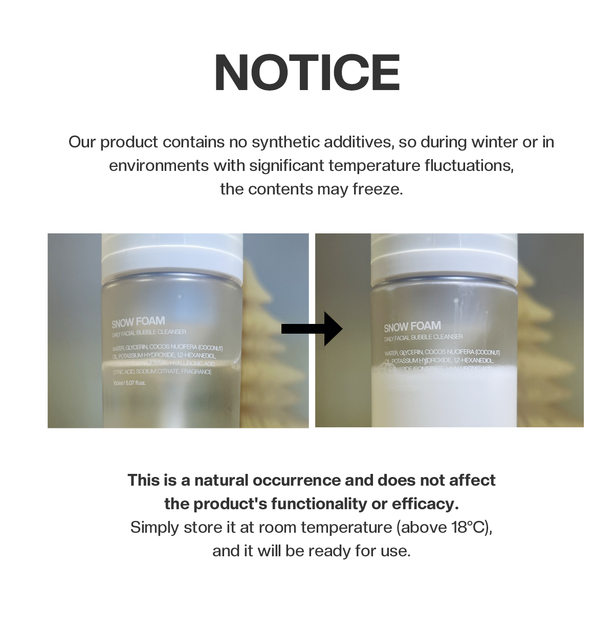 Snow Foam Cleanser Refill - 150ml