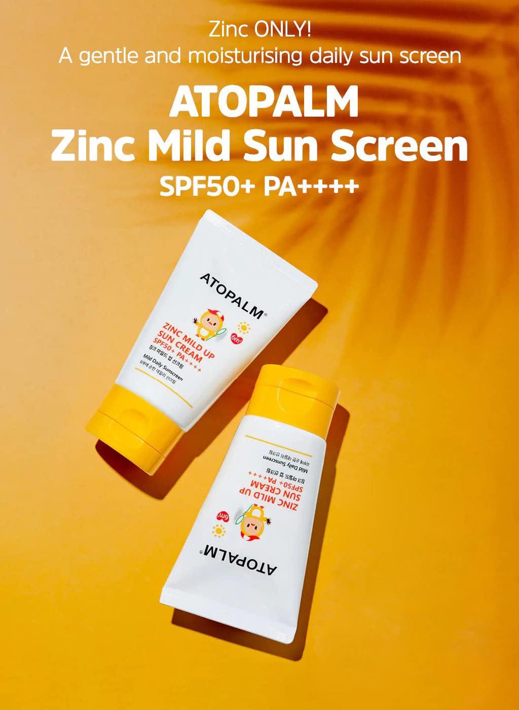 Zinc Mild Up Sun Cream SPF50+ PA++++ 65g