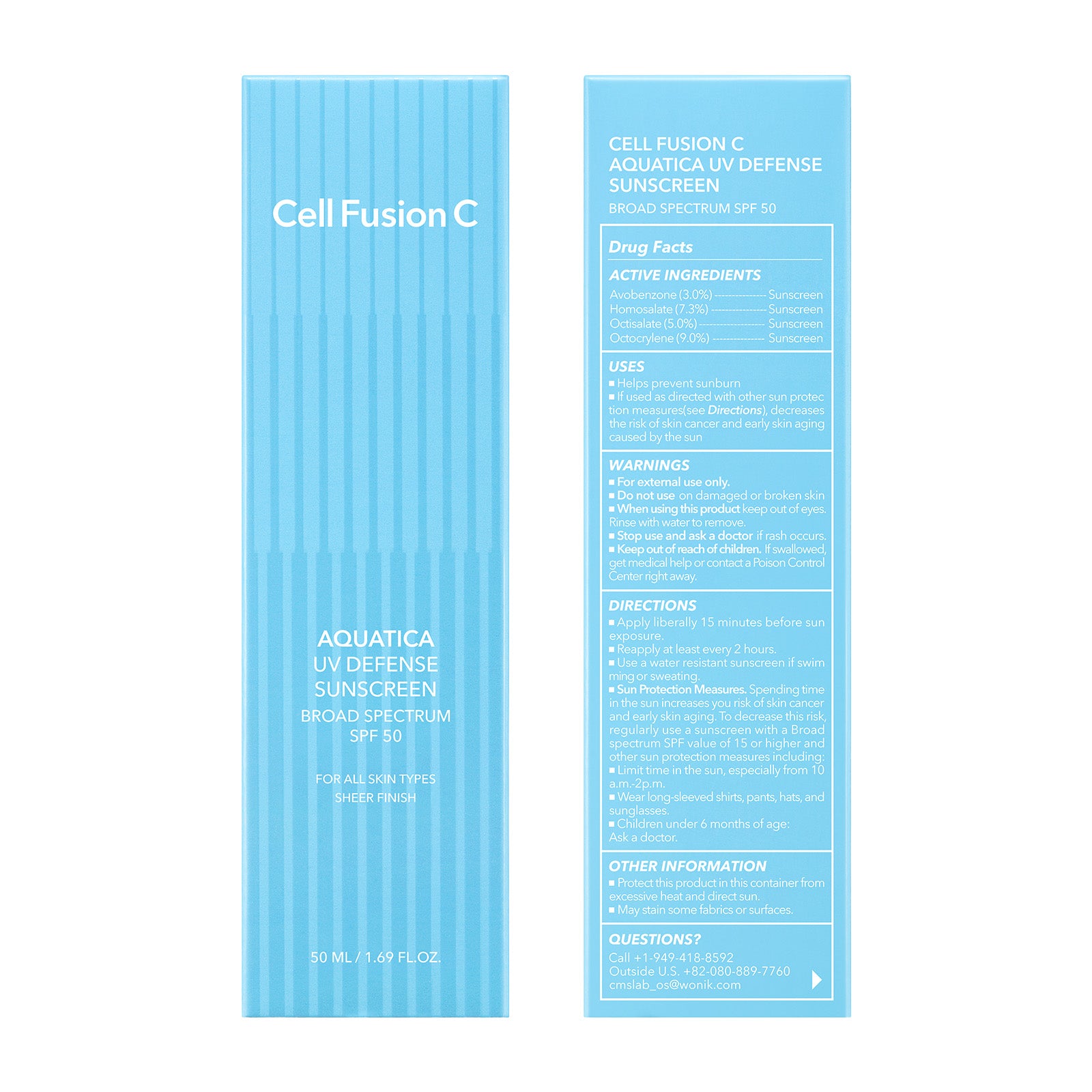 Aquatica UV Defense Sunscreen OTC 50ml