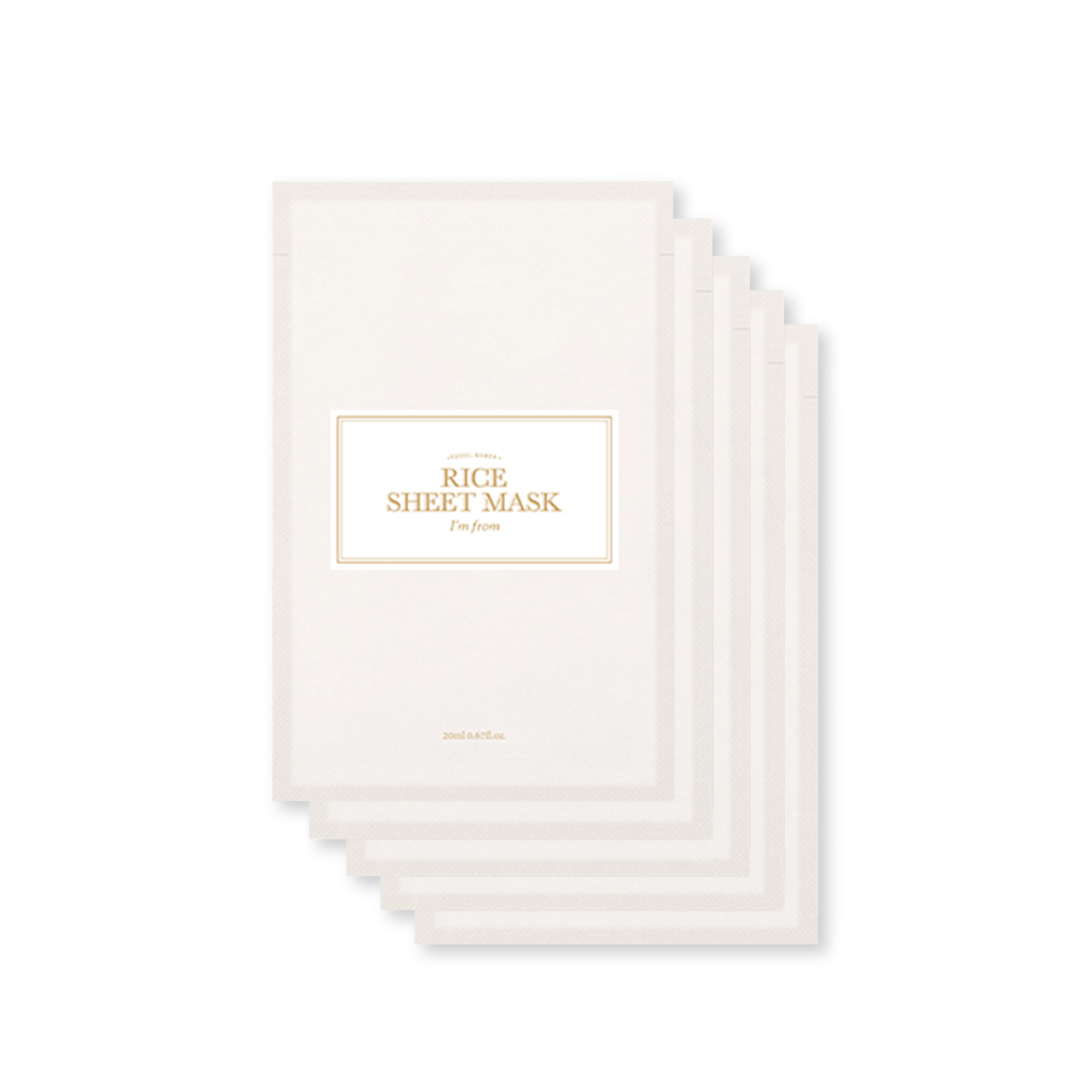 Rice Sheet mask Set (5ea)