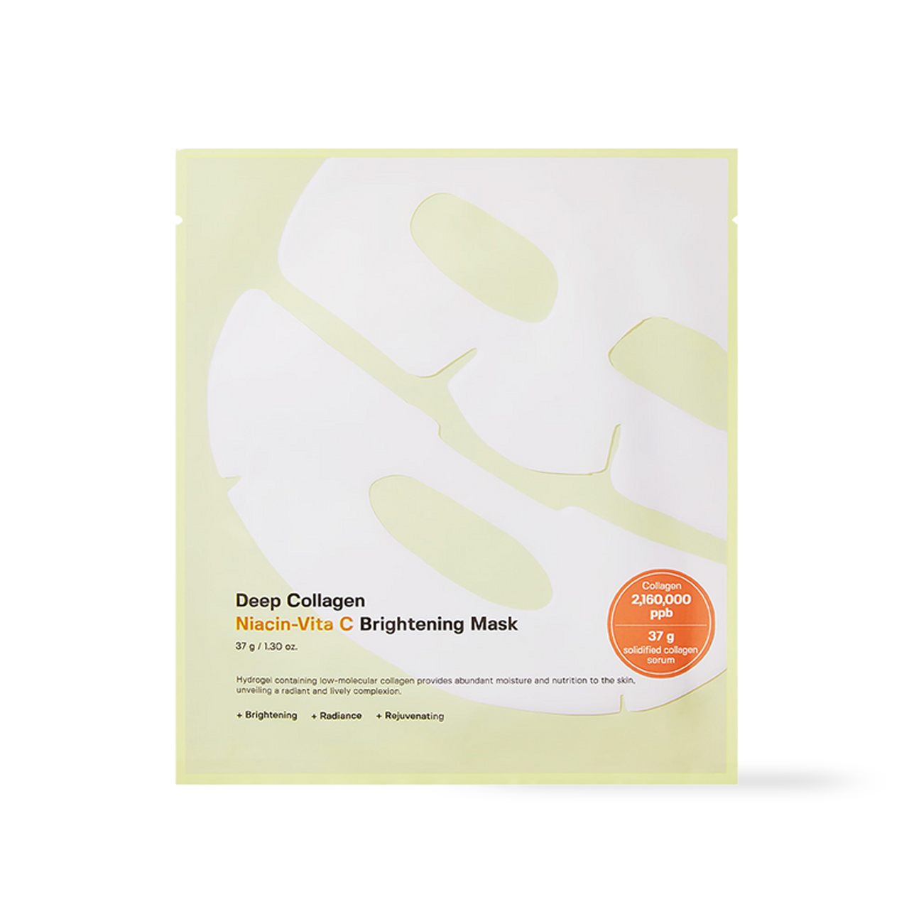 Deep Collagen Niacin Vita C Brightening Mask 37g*4ea