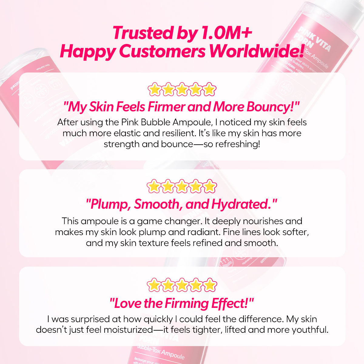 Pink Vita PDRN Bubble-Tox Ampoule 90ml