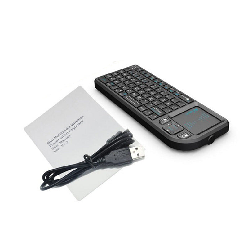 Rii X1, Mini Wireless Keyboard, Touchpad Keyboard, HTPC Remote Control, Compact Keyboard