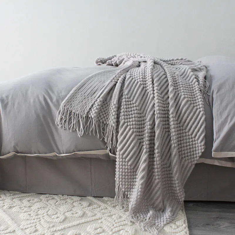 Knit Spring Summer Air Conditioner Blanket for Naps