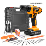 Multifunctional Cordless Electric Drill and Screwdriver