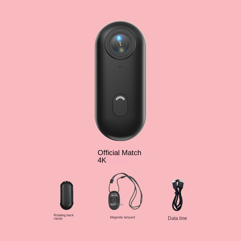 Thumb Bike Camera with Magnetic Back Clip, Mini Sports Action Camera & Thumb Recorder for Cycling, Outdoor Adventure & Pet Monitoring