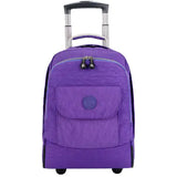 17-Inch Waterproof Rolling Backpack for Students and Travel