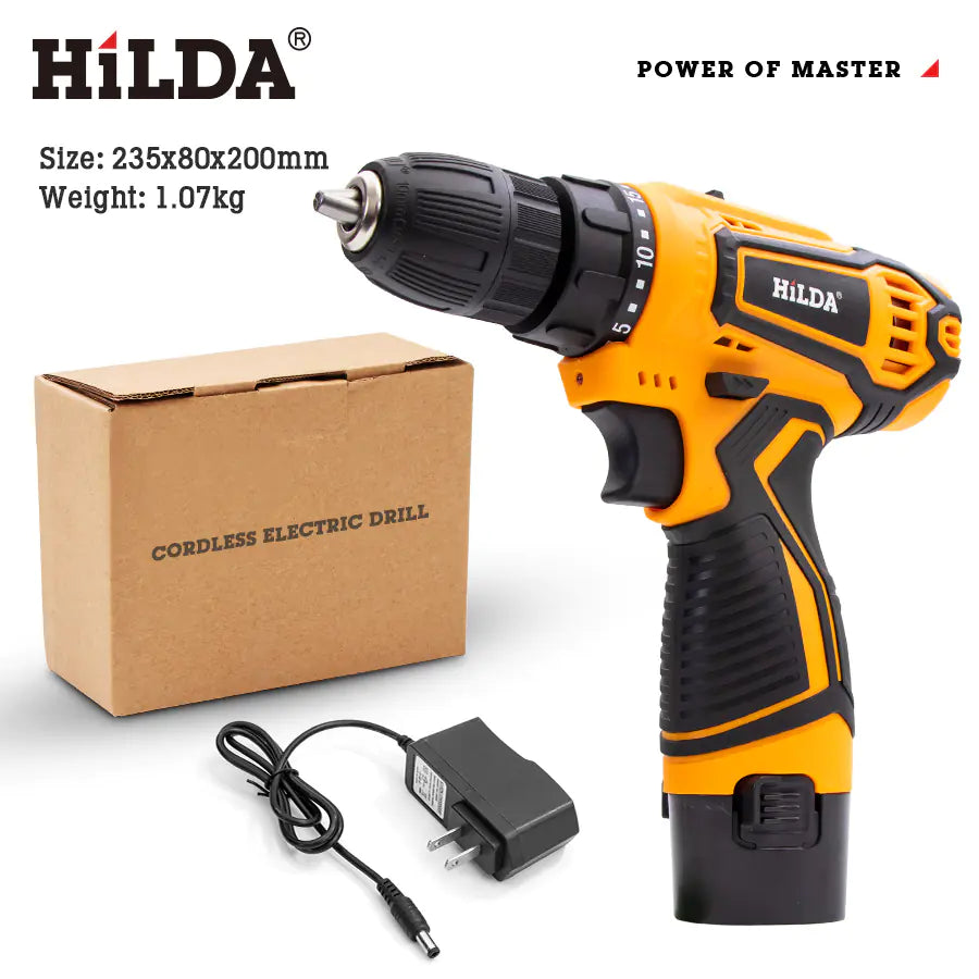 Multifunctional Cordless Electric Drill and Screwdriver