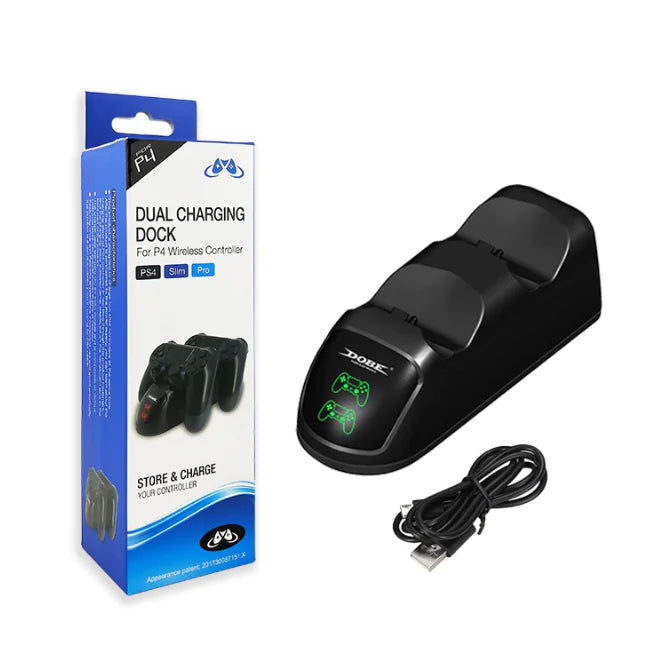 PS4 Wireless Controller LED Charging Dock (Dual Charger)