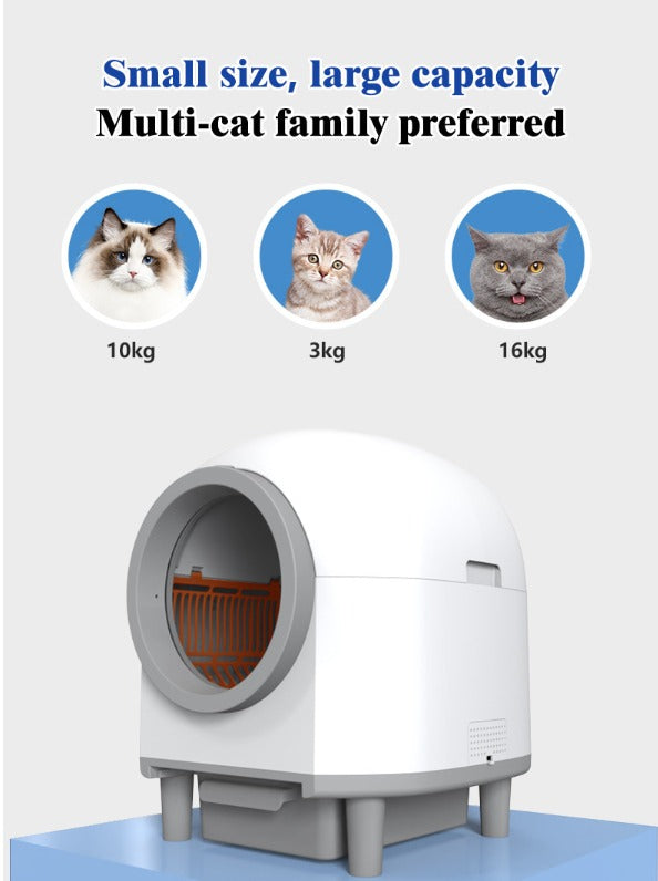 Smart Automatic Enclosed Cat Litter Box