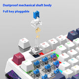 XUNFOX K85, Wired Mechanical Keyboard, Esports Gaming Keyboard, Hot Swappable, RGB Backlit