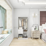 Chic 71" White Wardrobe Organizer