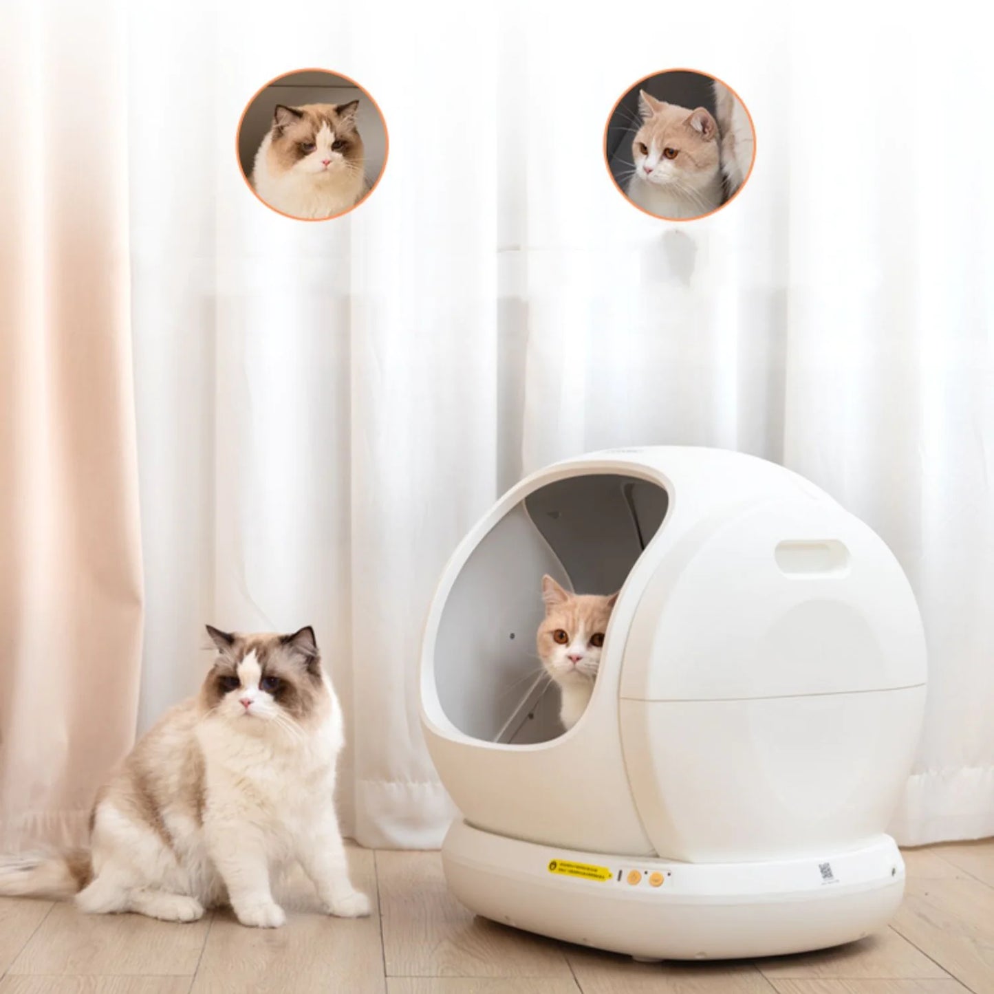 Fully Automatic Cat Litter Box Oversized