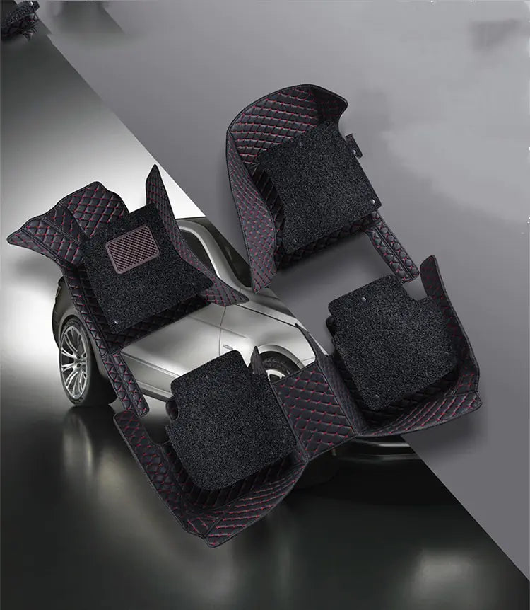 Diamond Pattern Wear-Resistant Car Floor Mat