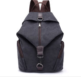 College Style Canvas Backpack and Tote Bag