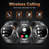 Smart Watch with Bluetooth Call, Multifunctional Sports Fitness Tracker, Long Range Outdoor Smartwatch