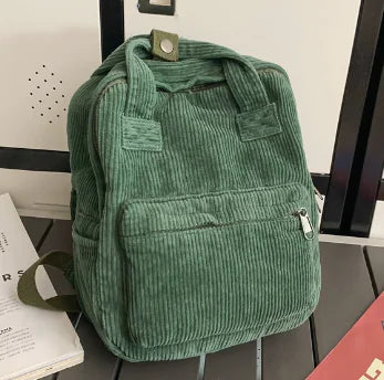 2018 Korean Style Canvas Embroidered Backpack