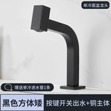 All-Copper Cold Water Faucet for Balcony Basin