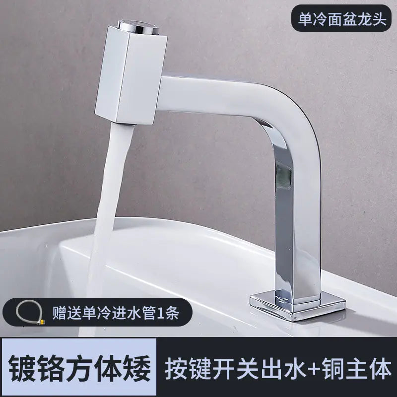 All-Copper Cold Water Faucet for Balcony Basin