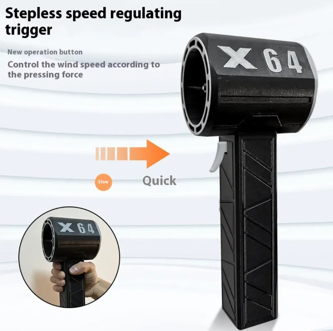 64mm Industrial-Grade Handheld Turbo Fan Blower
