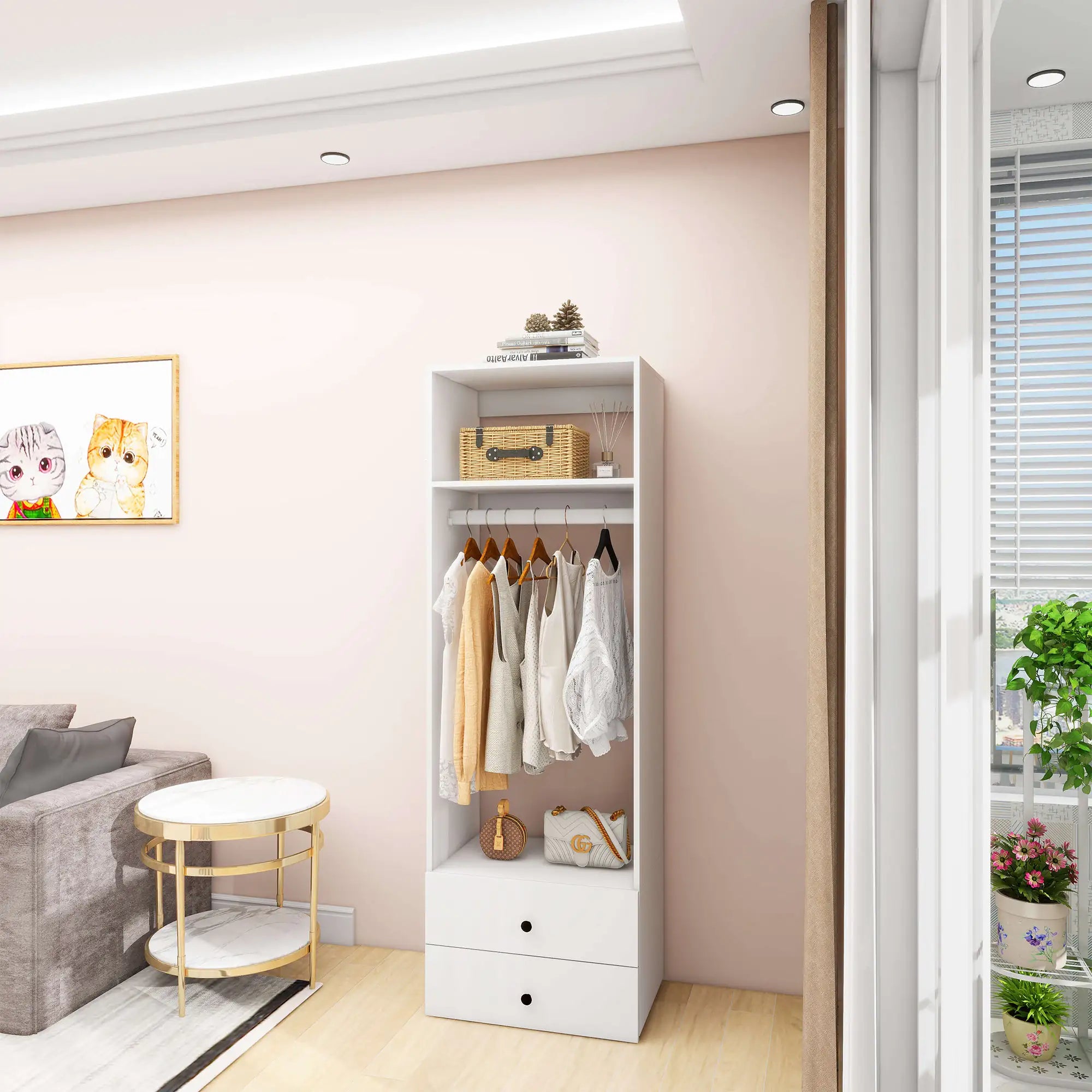 Modular SilentSlide Closet System
