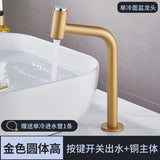 All-Copper Cold Water Faucet for Balcony Basin