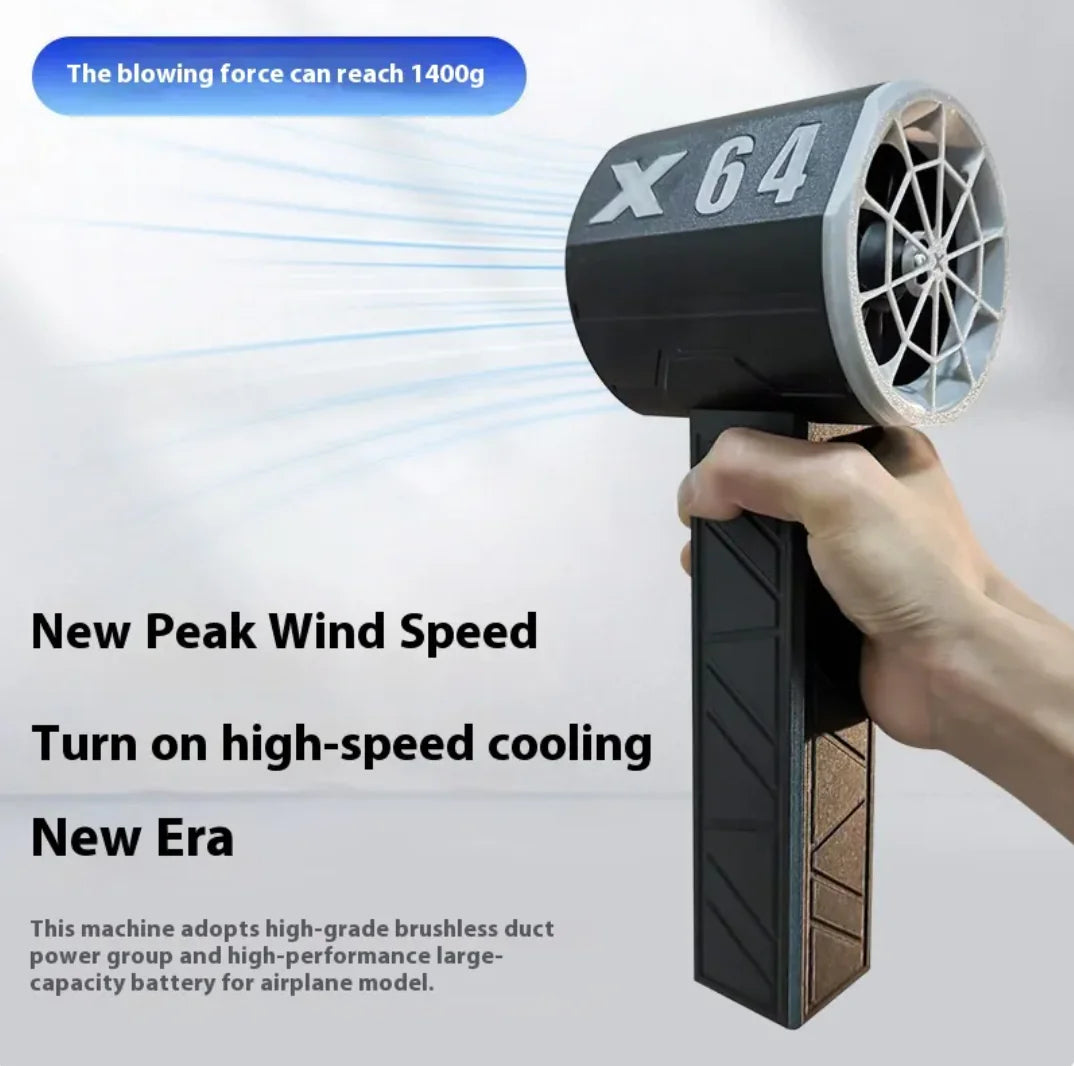 64mm Industrial-Grade Handheld Turbo Fan Blower