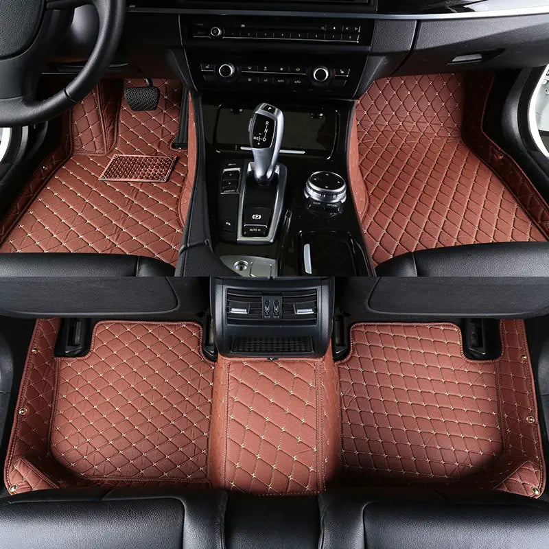 Diamond Pattern Wear-Resistant Car Floor Mat