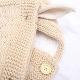 Spring Autumn Baby Knitted Rabbit Ear Sleep Sack