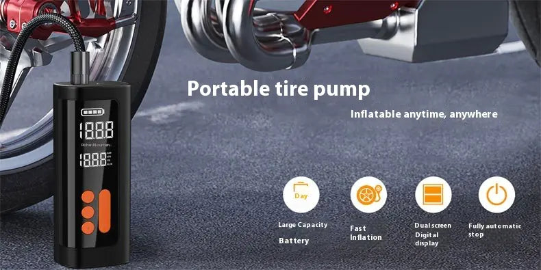 Car Inflatable Wireless Tire Pump