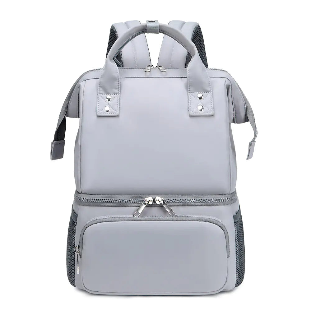 Fashionable Double Layer Multi-functional Handbag