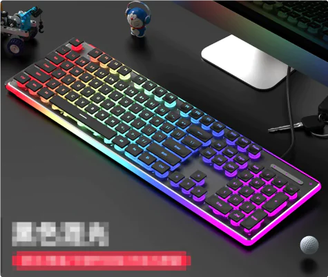 Ergonomic Mechanical Keyboard with RGB Backlight