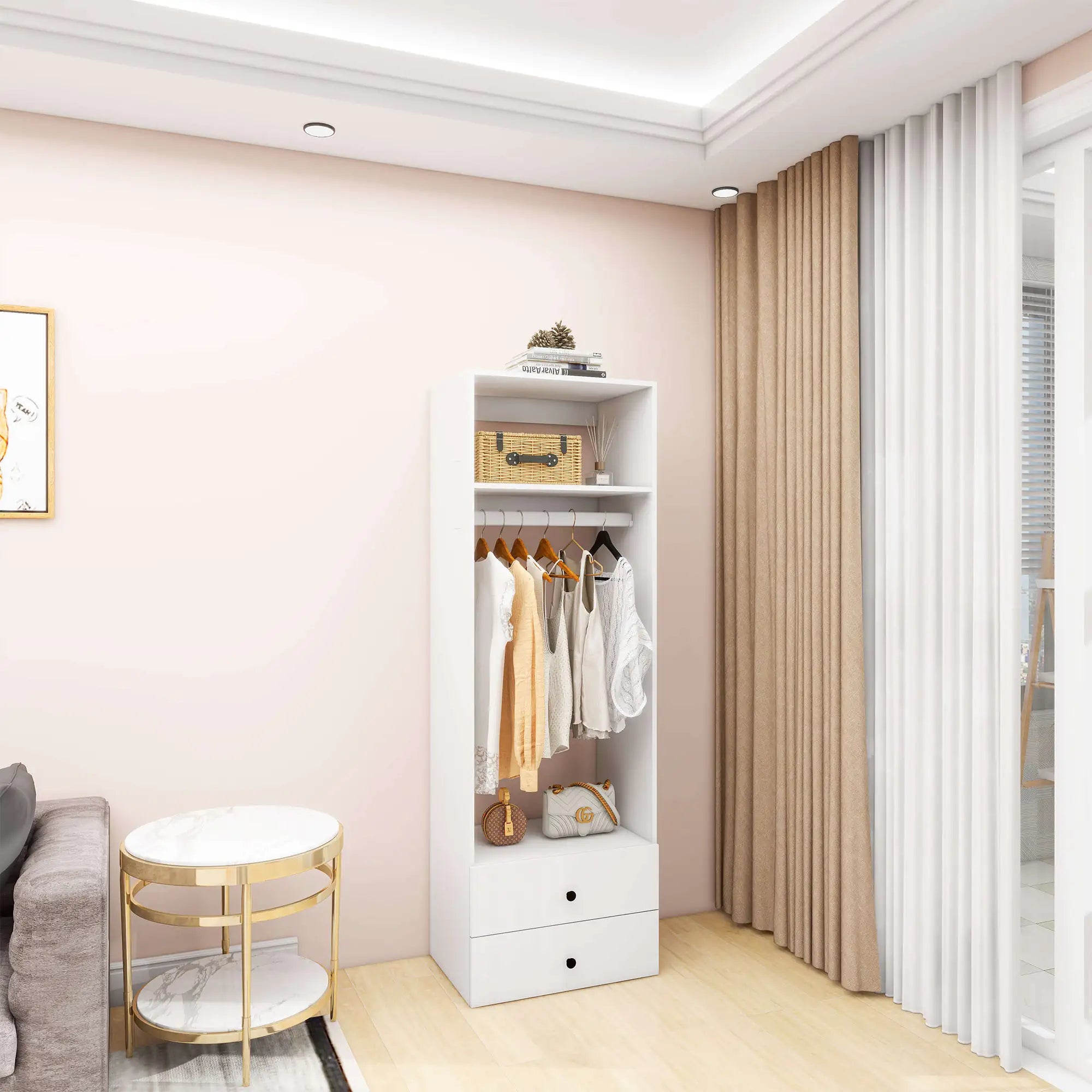 Modular SilentSlide Closet System