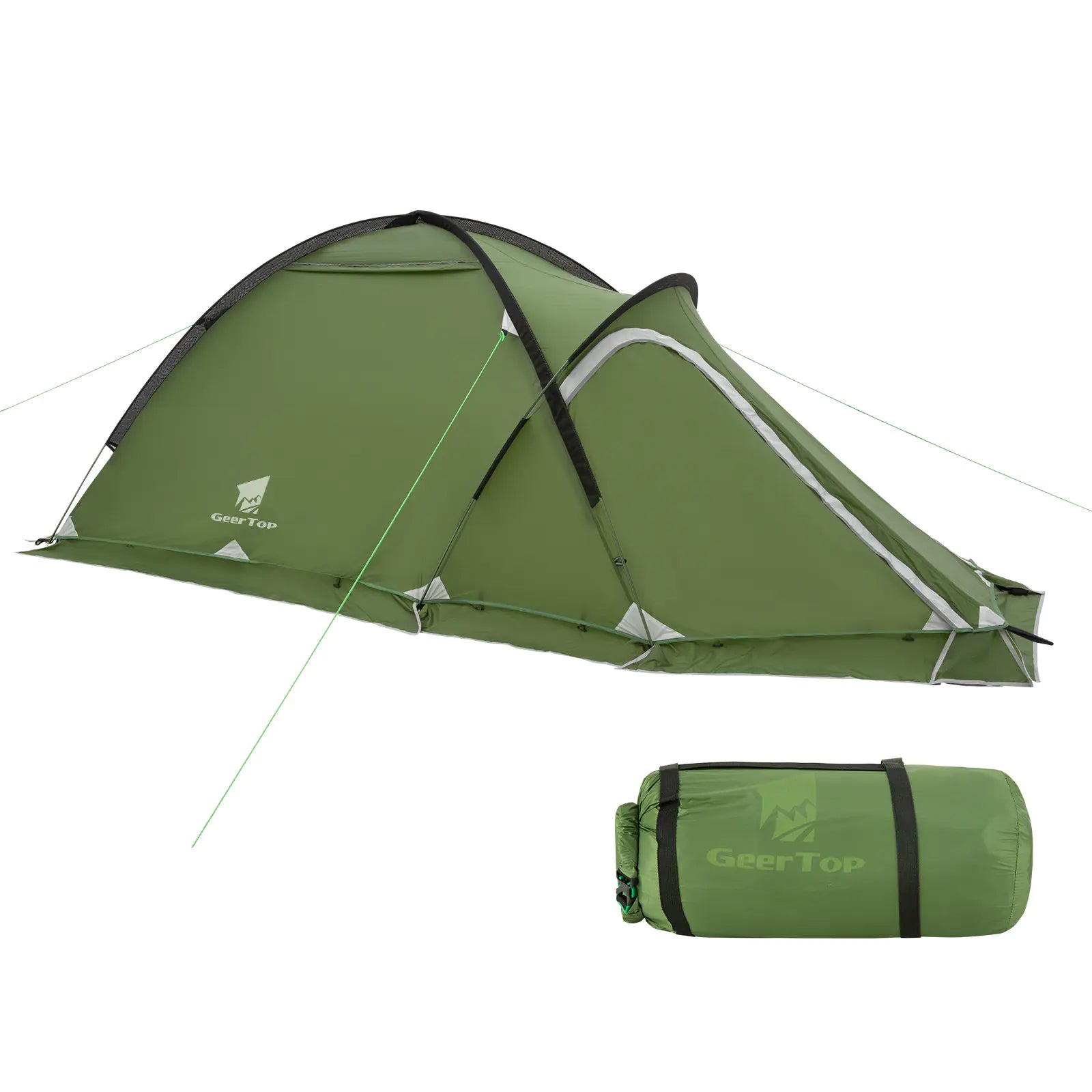 Winter Double Layer Waterproof Camping Tent for Hiking
