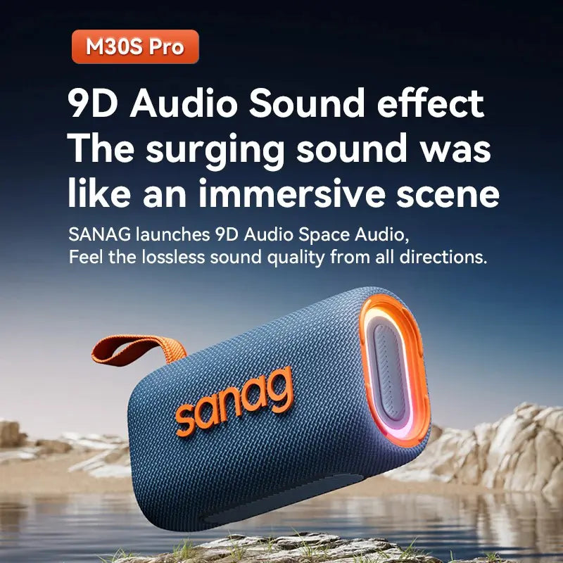 Sanag M30S PRO Bluetooth Speaker with IPX7 Waterproofing