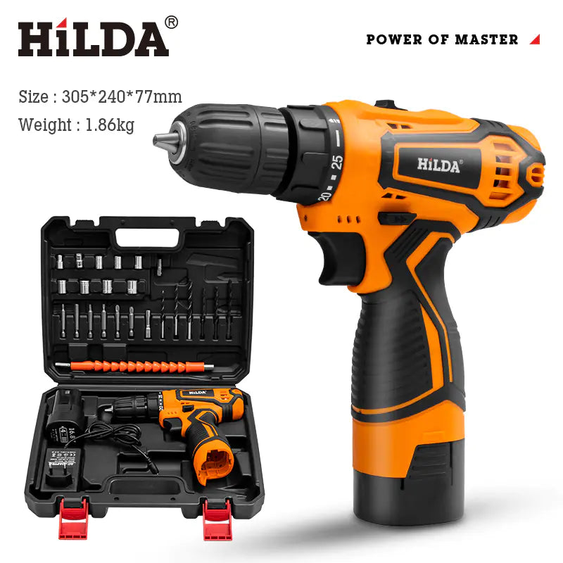 Multifunctional Cordless Electric Drill and Screwdriver