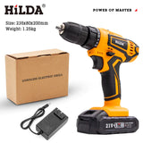 Multifunctional Cordless Electric Drill and Screwdriver